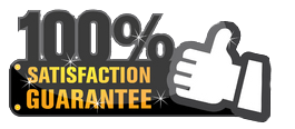 we are backed up with a 100% satisfaction guartantee service